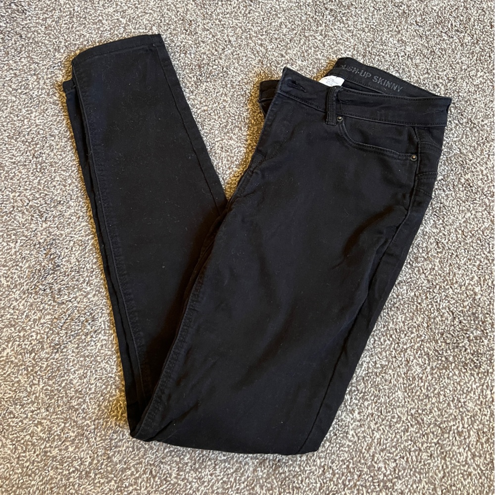Joe Boxer Push-Up Skinny Black Pants Size 3